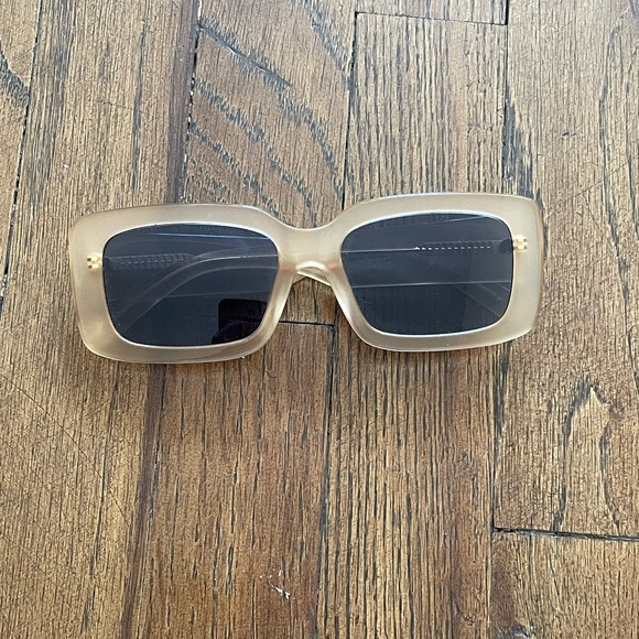 Walker Accessories - Walker Square Beige Sunglasses